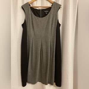 Kathy Roberts gray & black sleeveless dress size 18 NWT